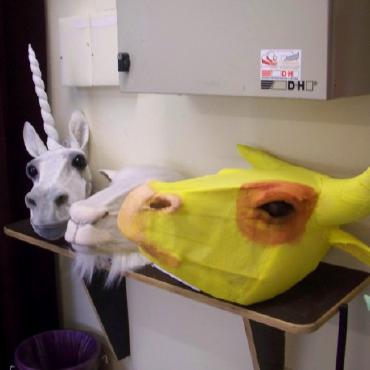 Tiermasken für Anatevka