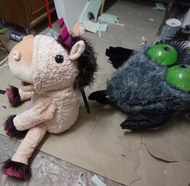 Eule und Einhorn 