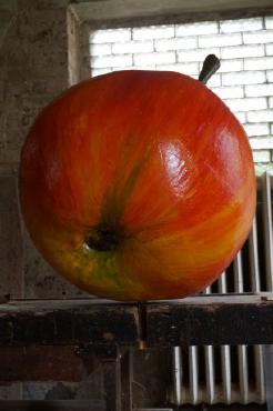 Apfel für einen Weihnachtsmarktstand