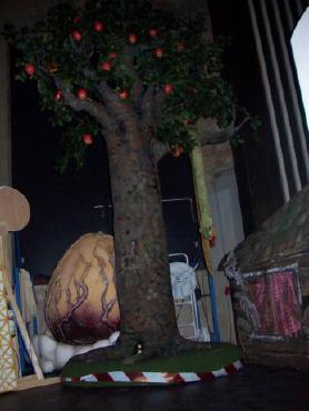 Apfelbaum und Hexenei