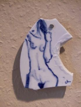 kleine Aktscherbe